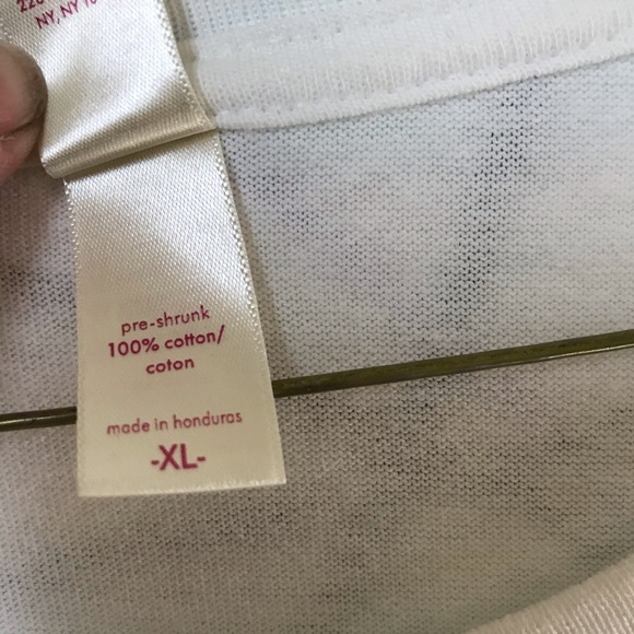 Scissors For Lefty white cotton graphic band tee - Picture 4 of 8